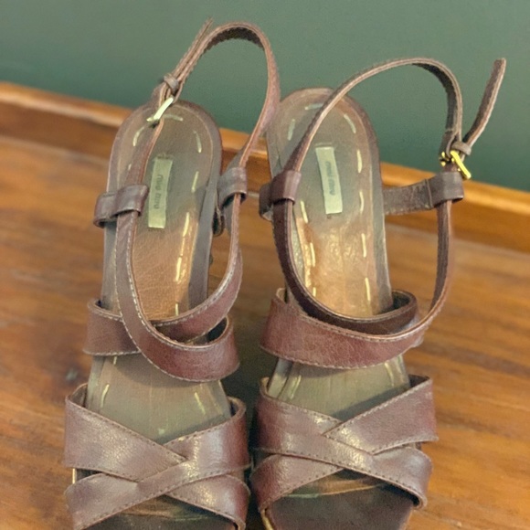 Miu Miu wedge sandals - Picture 5 of 7